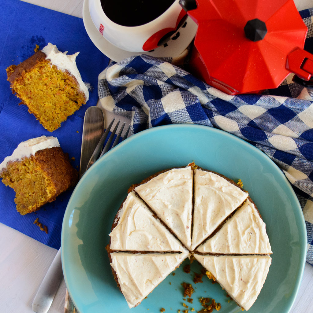 Ackee-carrot-cake-with-brown-butter-frosting-eggless